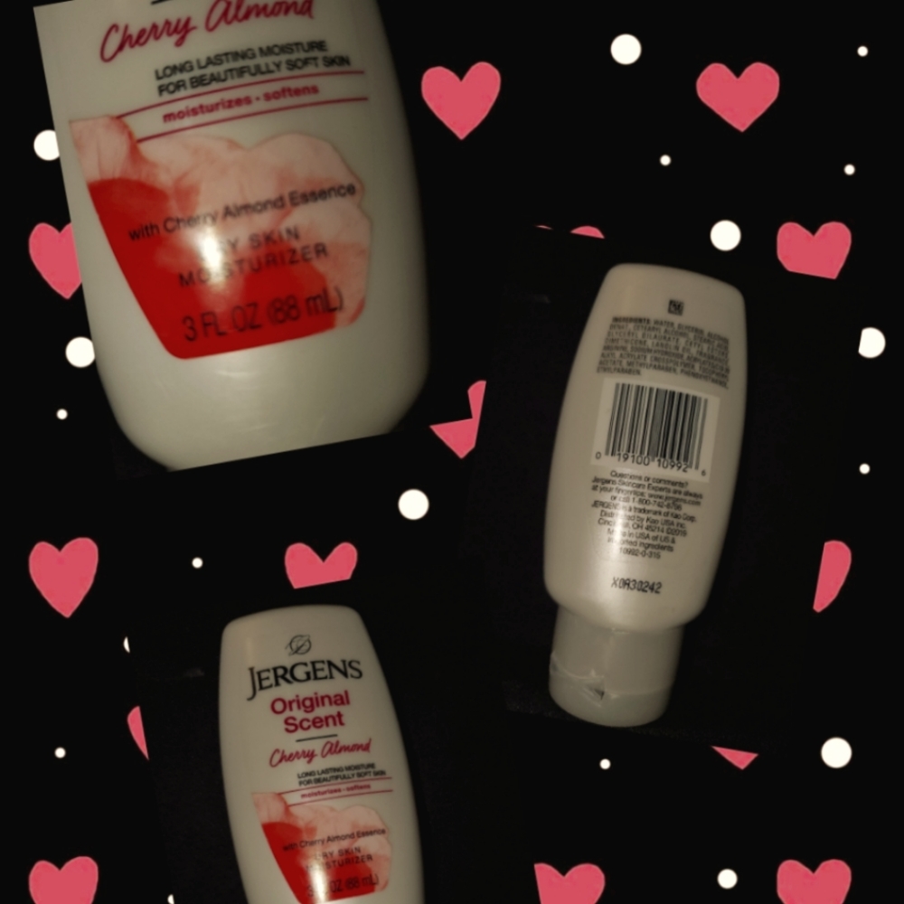 2 Jergens cherry almond lotion lot